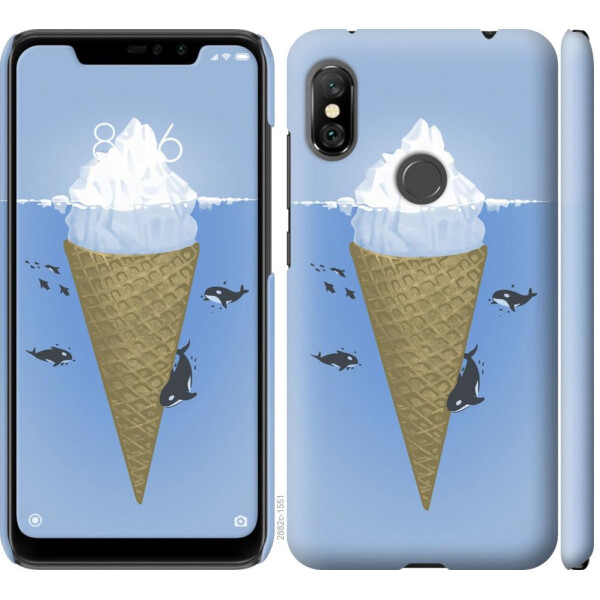 

Чехол на Xiaomi Redmi Note 6 Pro Мороженое Айсберг (04798)