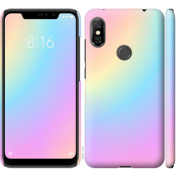 

Чехол на Xiaomi Redmi Note 6 Pro Радуга 2 (04798)