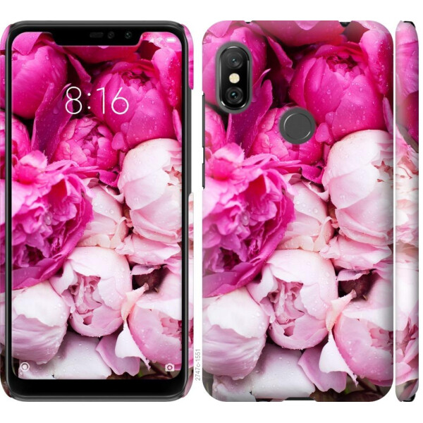 

Чехол на Xiaomi Redmi Note 6 Pro Розовые пионы (04798)