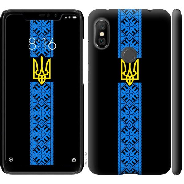 

Чехол на Xiaomi Redmi Note 6 Pro Тризуб в вышиванке (04798)