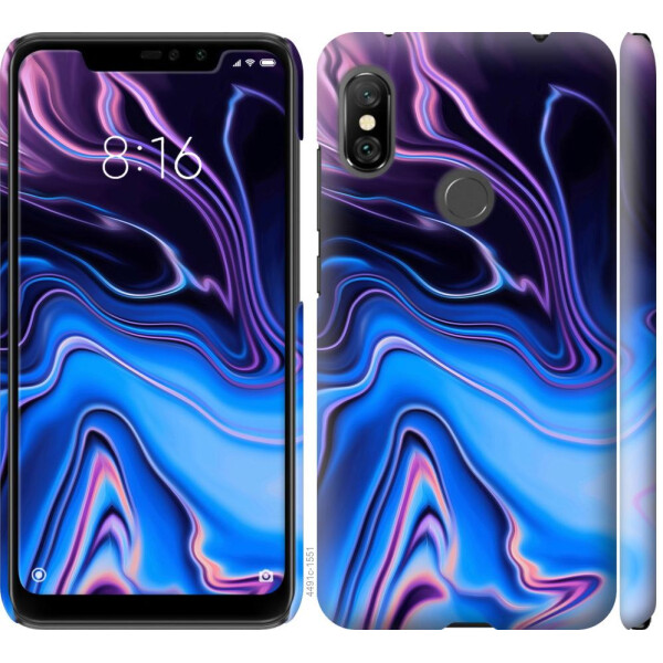 

Чехол на Xiaomi Redmi Note 6 Pro Узор воды (04798)