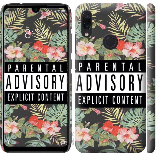 

Чехол на Xiaomi Redmi Note 7 Parental advisory (04798)