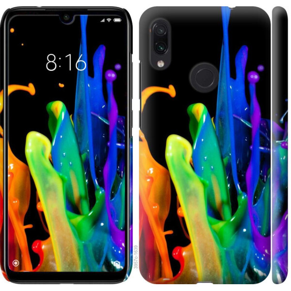 

Чехол на Xiaomi Redmi Note 7 брызги краски (04798)