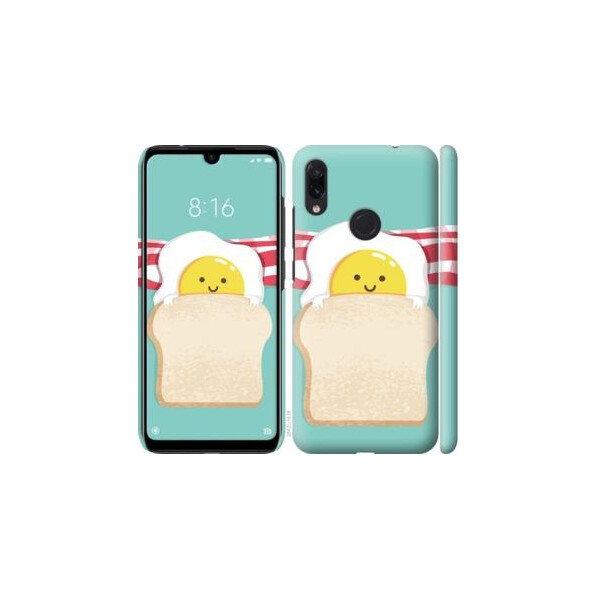 

Чехол на Xiaomi Redmi Note 7 Веселая глазунья (04798)