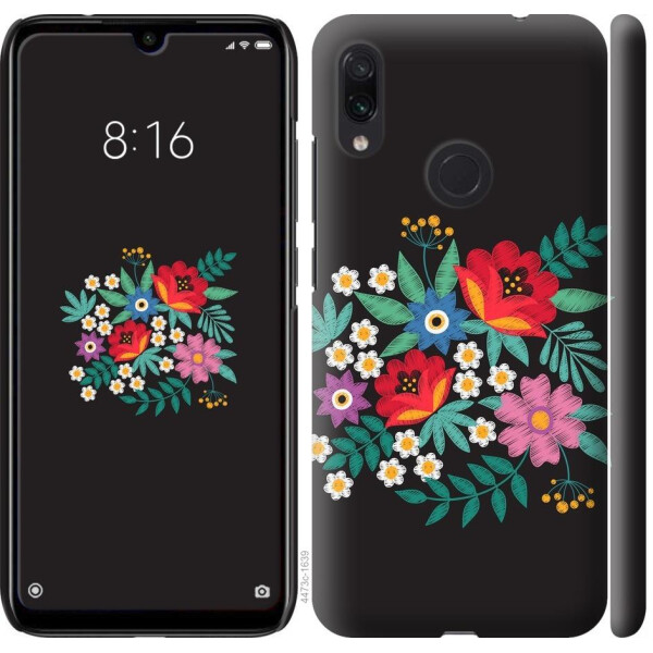 

Чехол на Xiaomi Redmi Note 7 Вышитые цветы (04798)