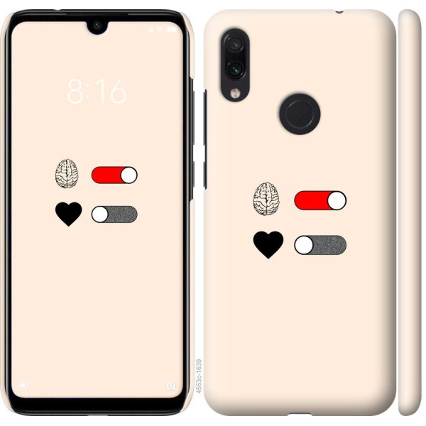 

Чехол на Xiaomi Redmi Note 7 Любовь и ум (04798)