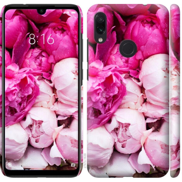 

Чехол на Xiaomi Redmi Note 7 Розовые пионы (04798)