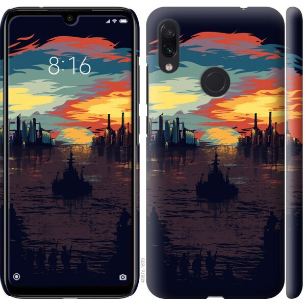 

Чехол на Xiaomi Redmi Note 7 Череп-абстракция (04798)