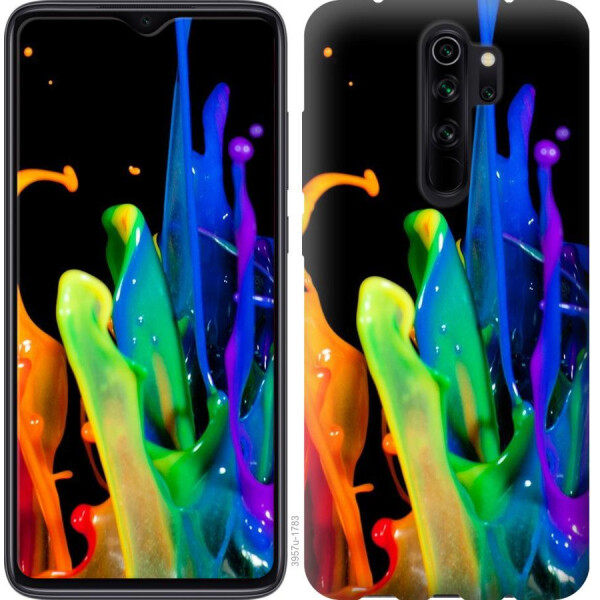 

Чехол на Xiaomi Redmi Note 8 Pro брызги краски (04798)