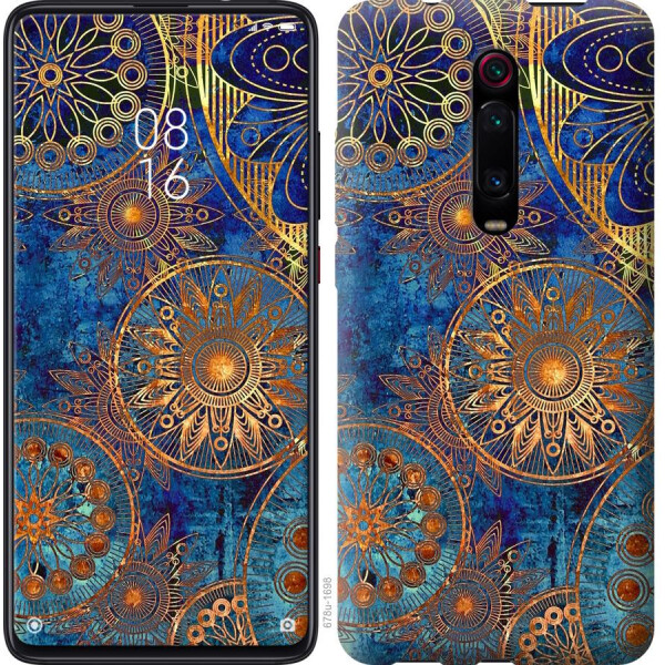 

Чехол на Xiaomi Redmi Note 8 Pro Золотой узор (04798)