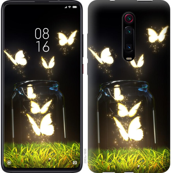 

Чехол на Xiaomi Redmi Note 8 Pro Светящиеся бабочки (04798)