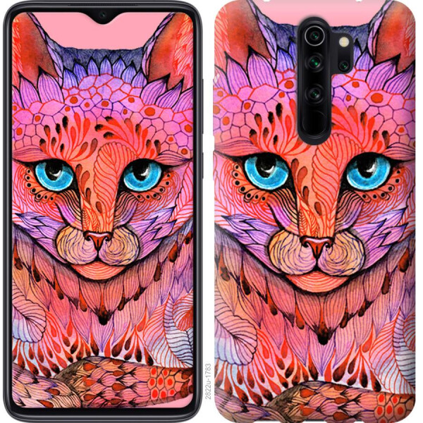 

Чехол на Xiaomi Redmi Note 8 Pro Узорчатая кошка (04798)