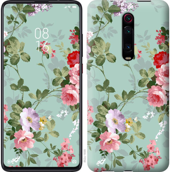 

Чехол на Xiaomi Redmi Note 8 Pro Цветочные обои 2 (04798)