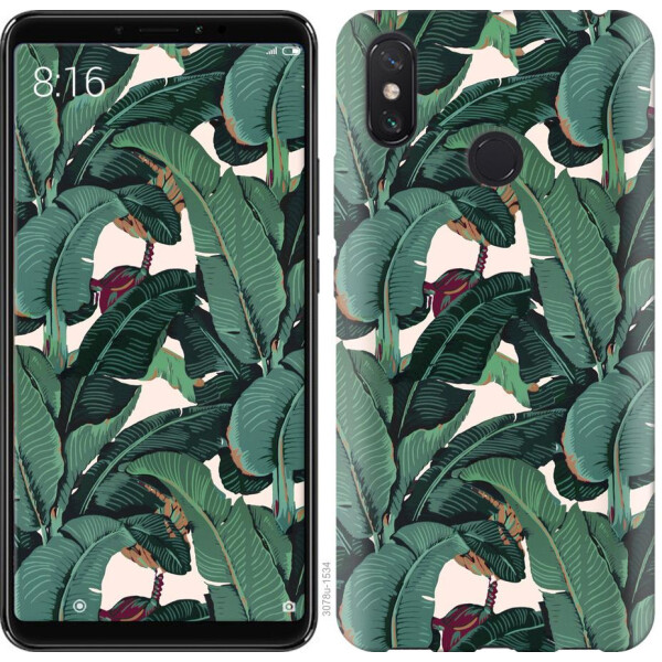 

Чехол на Xiaomi Redmi Note 8 Банановые листья (04798)