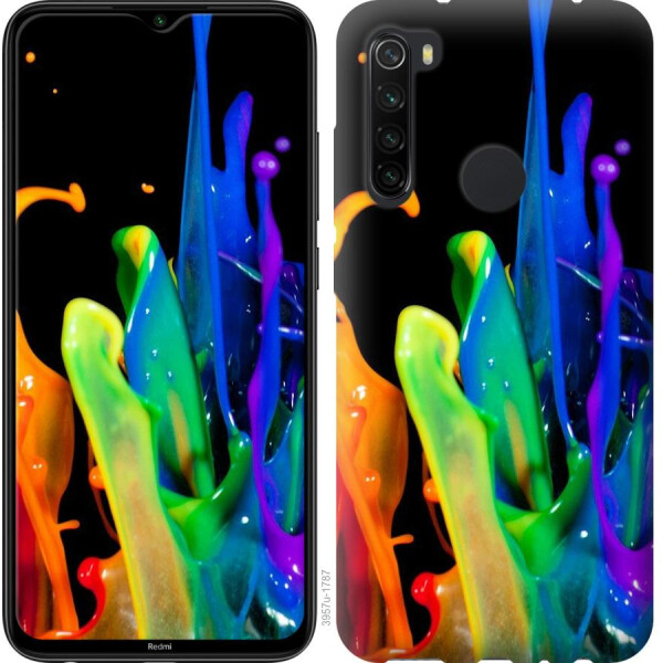 

Чехол на Xiaomi Redmi Note 8 брызги краски (04798)