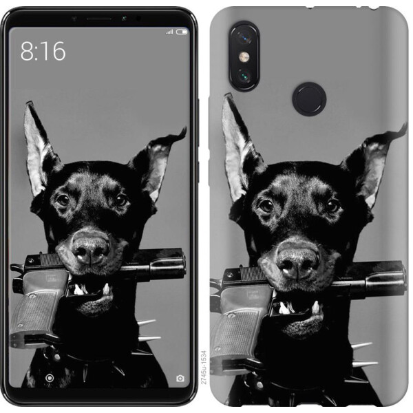 

Чехол на Xiaomi Redmi Note 8 Доберман (04798)