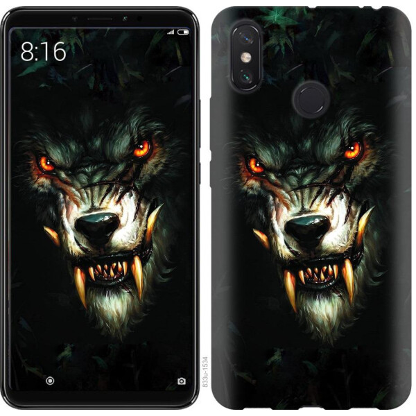 

Чехол на Xiaomi Redmi Note 8 Дьявольский волк (04798)