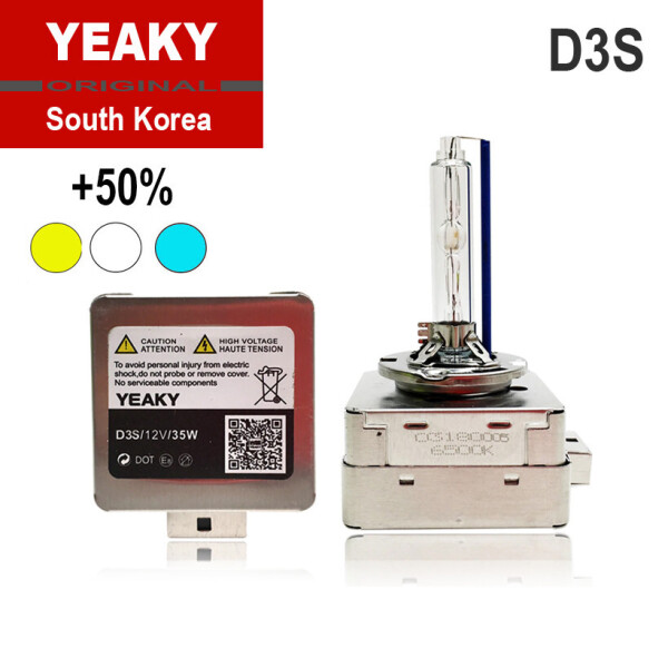 

Ксеноновая лампа D3S 35W+50% яркости, YEAKY, Южная Корея