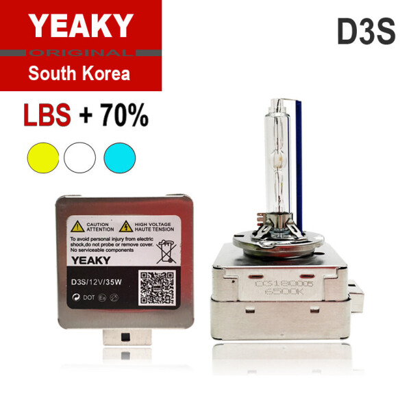 

Ксеноновая лампа D3S 35W+70% яркости, YEAKY, Южная Корея