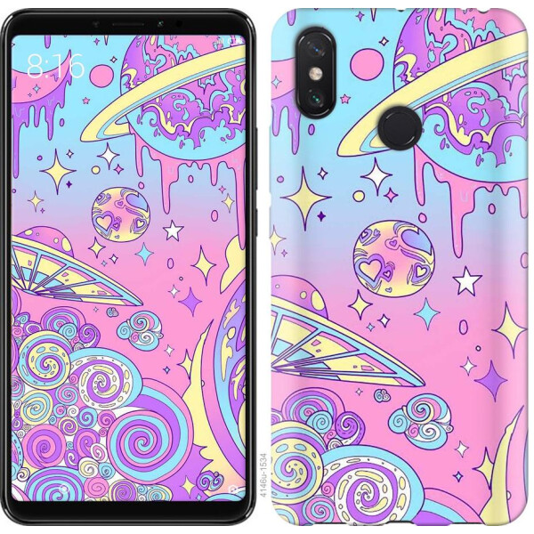 

Чехол на Xiaomi Redmi Note 8 Розовая галактика (04798)