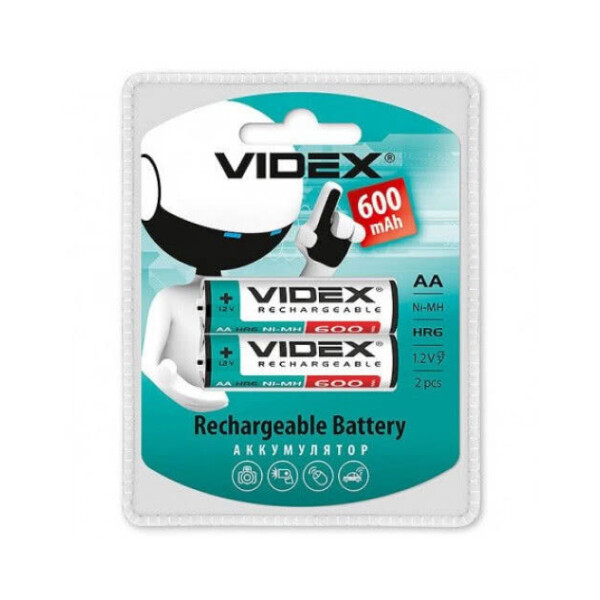 

Аккумулятор Videx Aa 600 Mah Ni-Mh