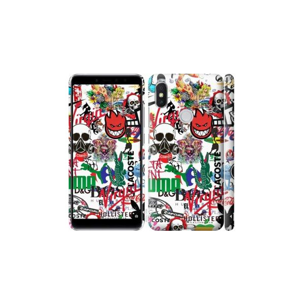 

Чехол на Xiaomi Redmi S2 Many different logos (04798)