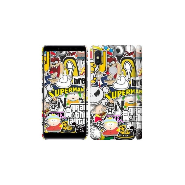 

Чехол на Xiaomi Redmi S2 Popular logos (04798)