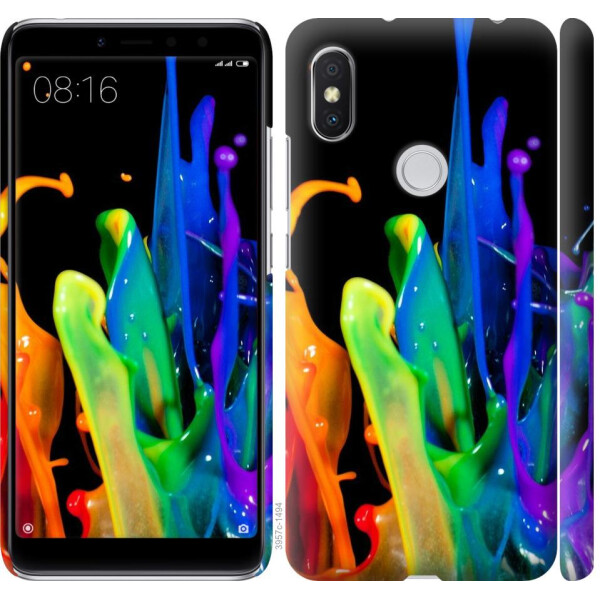 

Чехол на Xiaomi Redmi S2 брызги краски (04798)
