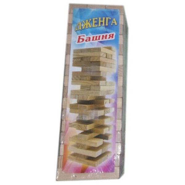 

Игра Настольная ";дженга"; Массив Дерева (48 Брусков)(14Х24Х72) 26069