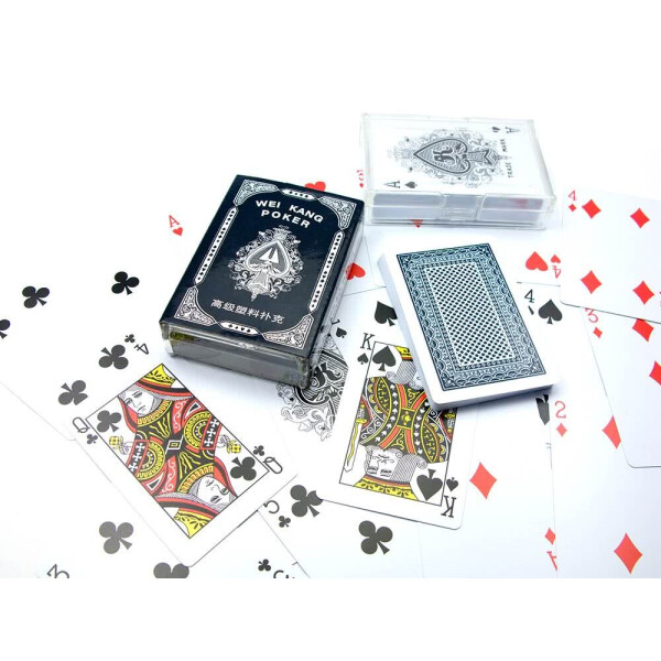 

Карты Игральные Пластиковые Wei Kang (9,5Х6,5Х2,3 См) 24970
