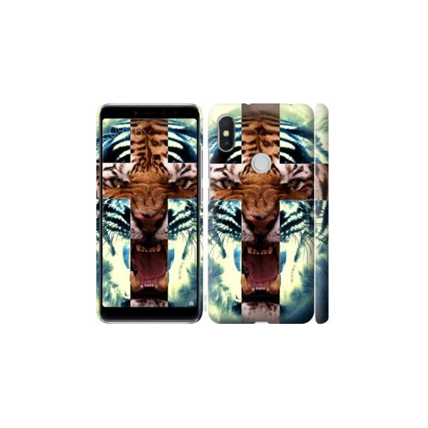 

Чехол на Xiaomi Redmi S2 Злой тигр (04798)