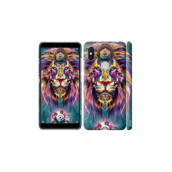 

Чехол на Xiaomi Redmi S2 Люминесцентный лев (04798)
