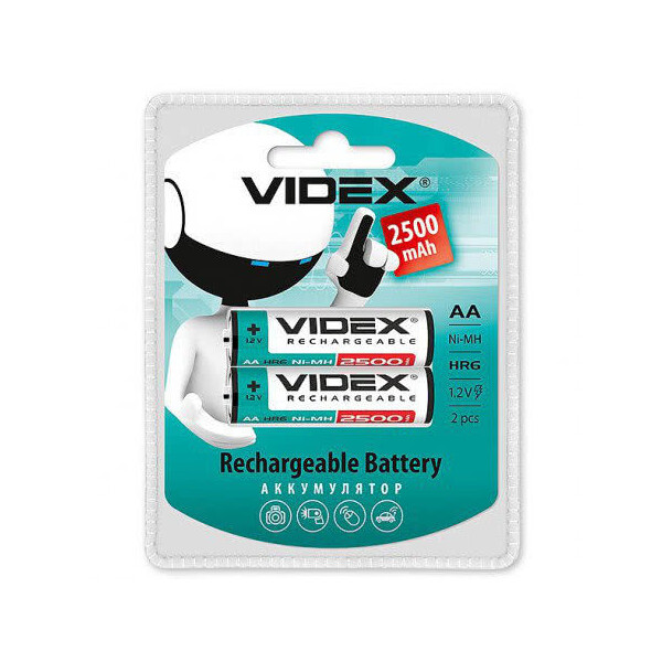 

Аккумулятор Videx Aa 2500 Mah Ni-Mh