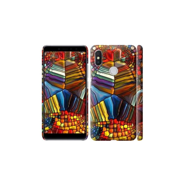 

Чехол на Xiaomi Redmi S2 Разноцветный витраж (04798)
