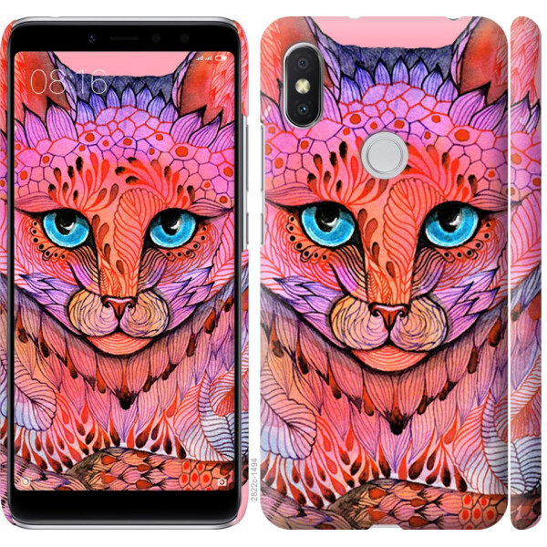 

Чехол на Xiaomi Redmi S2 Узорчатая кошка (04798)