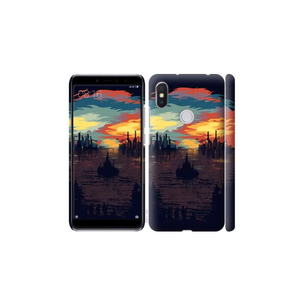 

Чехол на Xiaomi Redmi S2 Череп-абстракция (04798)