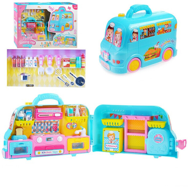 

Детский Игровой набор Funny Dining Car | Набор фургон, продукты, столовые приборы