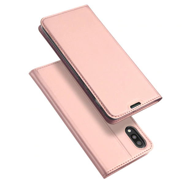 

Чехол-книжка Dux Ducis с карманом для визиток для Samsung Galaxy M20 Rose Gold (99531)