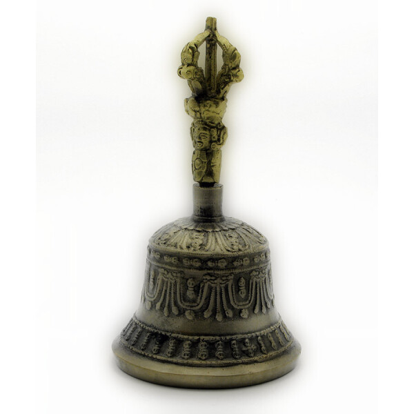 

Колокол Чакровый Бронзовый (№2)(D-8,h-14.5 См)(Непал)(Bell Embose No.2) 3210