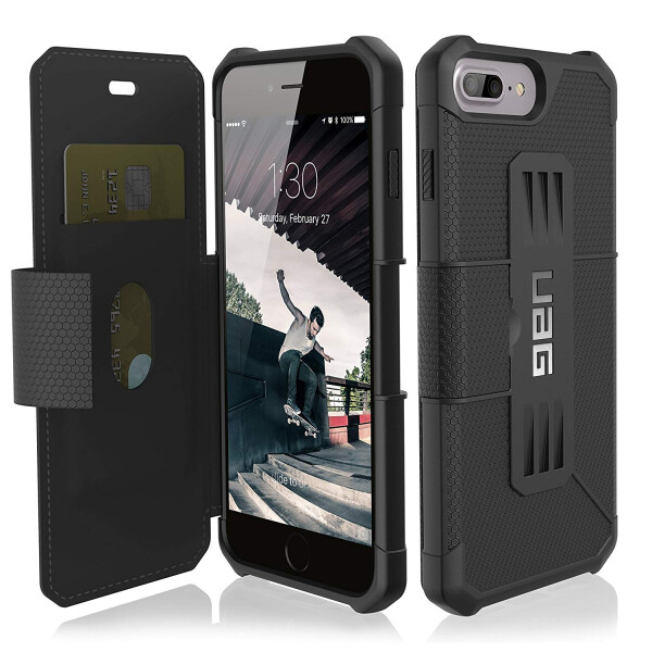 

Чехол-книжка UAG Metropolis для Apple iPhone 7 plus / 8 plus (5.5) Черный (117373)