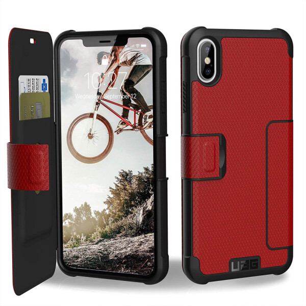 

Чехол-книжка UAG Metropolis для Apple iPhone XS Max (6.5) Красный (117376)