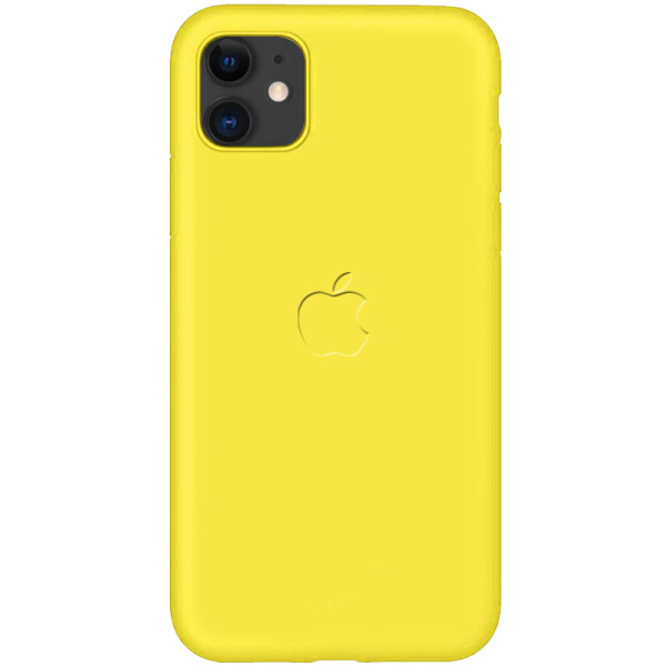 

Чехол-накладка Soft-touch logo series для Apple iPhone 11 (6.1) Желтый / Yellow (119687)