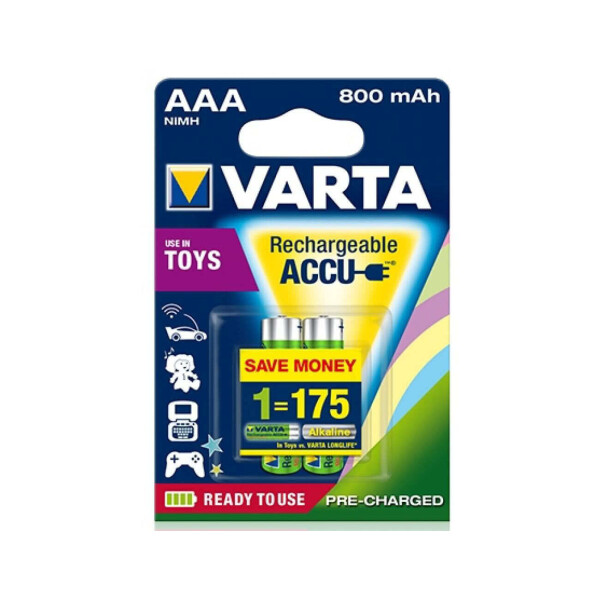 

Аккумулятор Varta Aaa Hr03 800 Mah Ni-Mh 15 Минут
