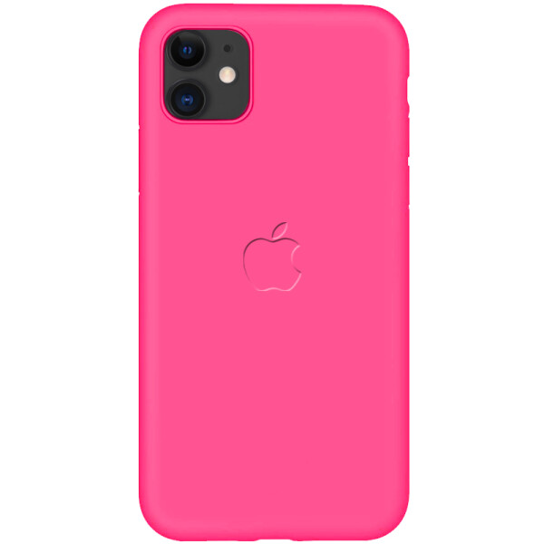 

Чехол-накладка Soft-touch logo series для Apple iPhone 11 (6.1) Розовый / Barbie pink (119691)