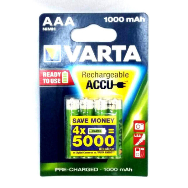 

Аккумулятор Varta Hr03 Aaa Ni-Mh 1000 Mah