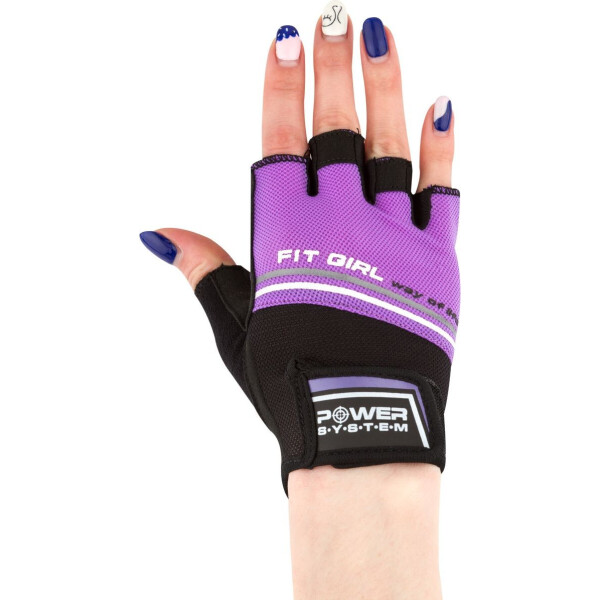 

Перчатки для фитнеса и тяжелой атлетики Power System Fit Girl Evo PS-2920 Purple XS