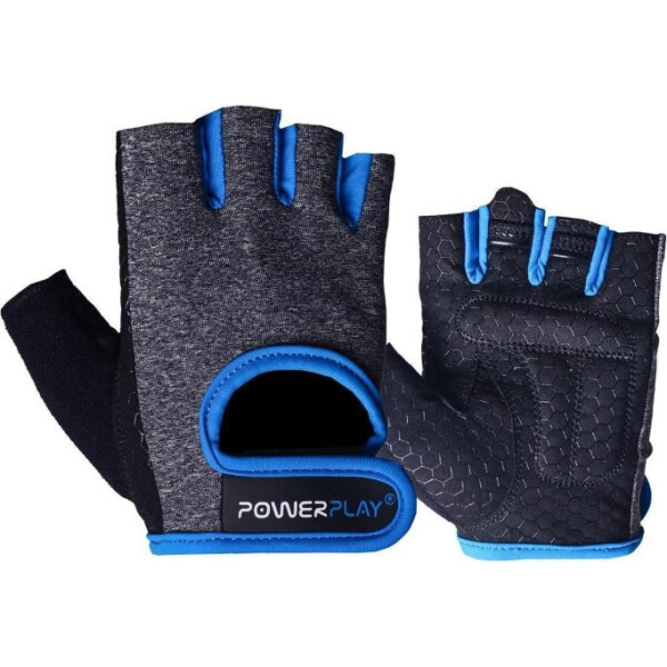 

Перчатки для фитнеса PowerPlay 2935 женские Серо-Синие XS (00021217)