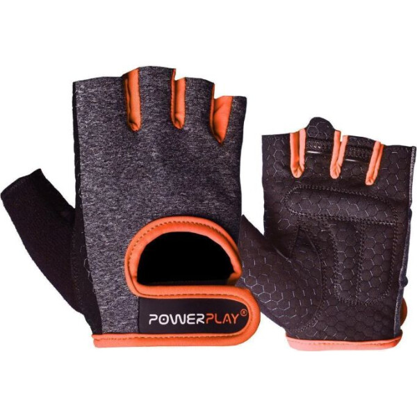 

Перчатки для фитнеса PowerPlay 2935 женские Серо-Оранжевые XS (00021214)