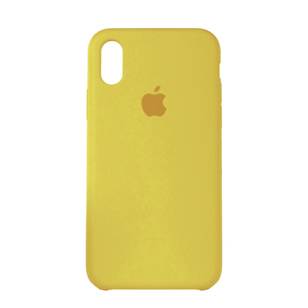 

Панель Silicone Case для iPhone X / XS Copy Yellow