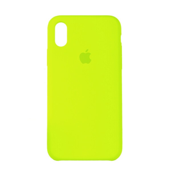 

Панель Silicone Case для iPhone XS MAX Copy Lemon